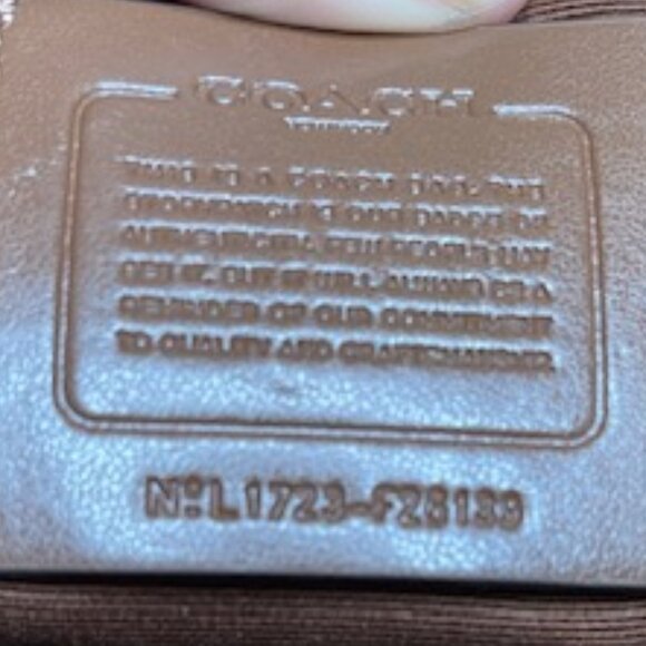 COACH, EUC MINI BROOKE SIGNATURE CARRYALL BAG WITH MATCHING WALLET - Picture 11 of 11